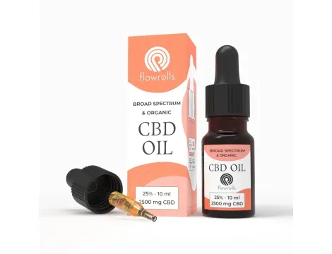 Flowrolls Olejek konopny Broad Spectrum CBD 25%